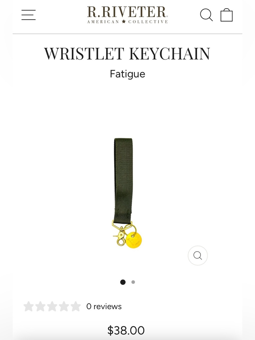 Fatigue Wristlet Key Chain
